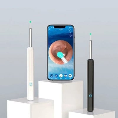 🎁Hot Sale 49% OFF🎁-Clean Earwax - WiFi Visible Wax Elimination Spoon,USB 1080P HD Load Otoscope