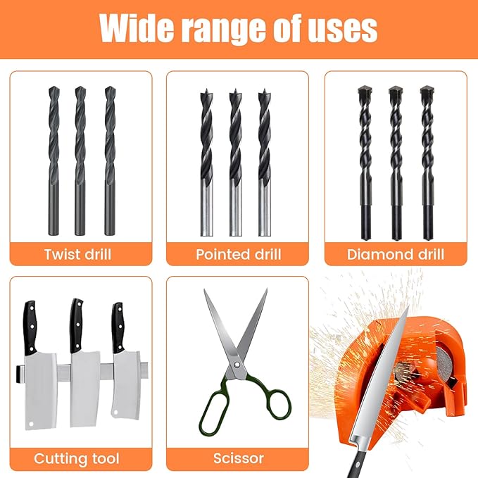 🔥LAST DAY 49% OFF-Drill Bit Sharpener🔧