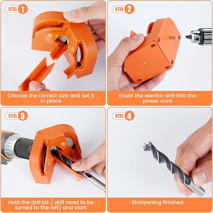 🔥LAST DAY 49% OFF-Drill Bit Sharpener🔧