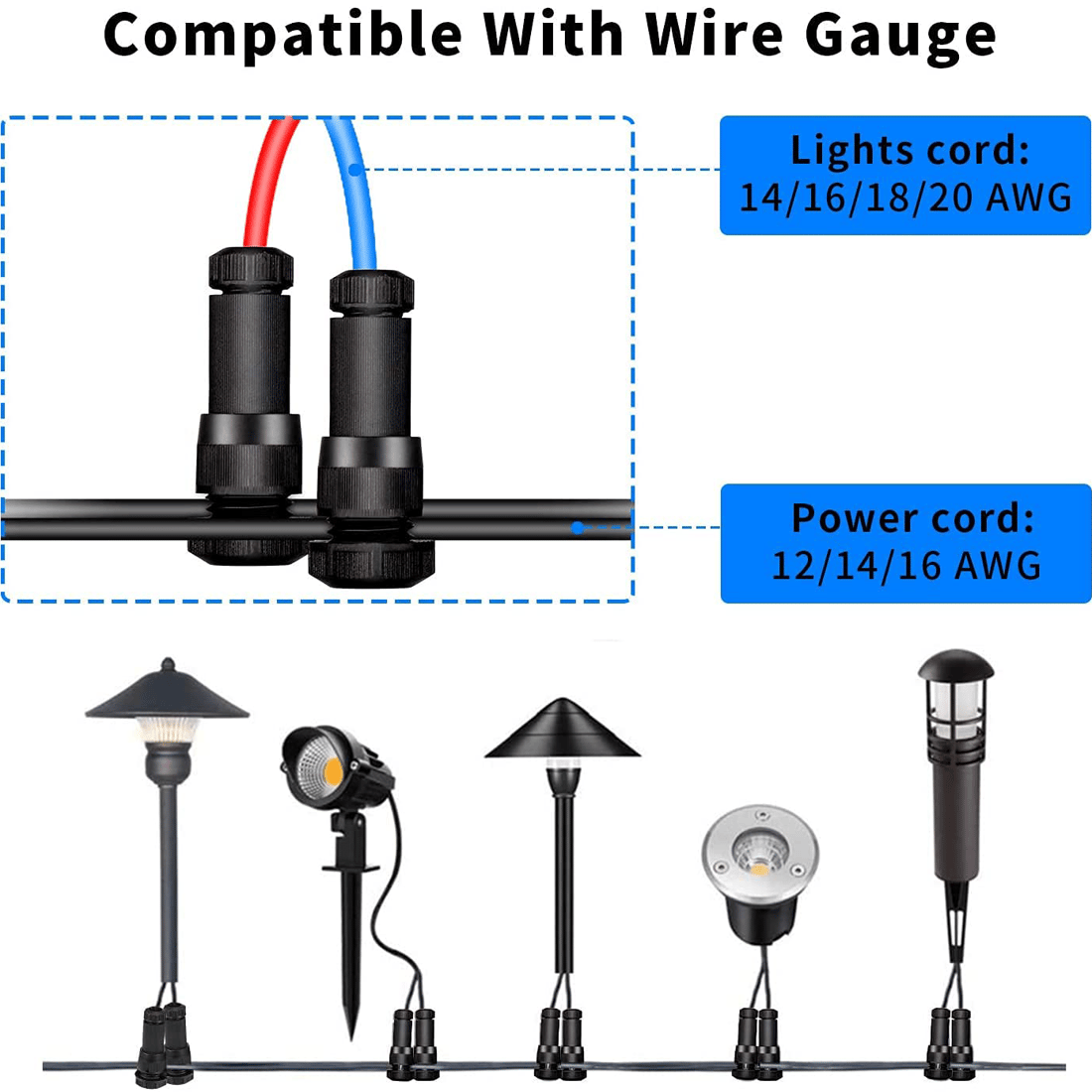 New Year Sale - 49% OFF🔥Waterproof Low Voltage Connectors