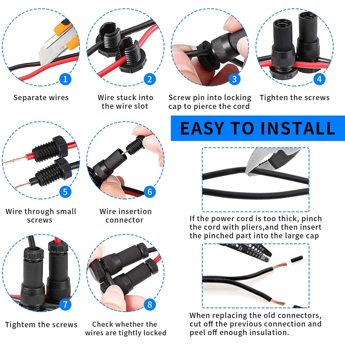 New Year Sale - 49% OFF🔥Waterproof Low Voltage Connectors