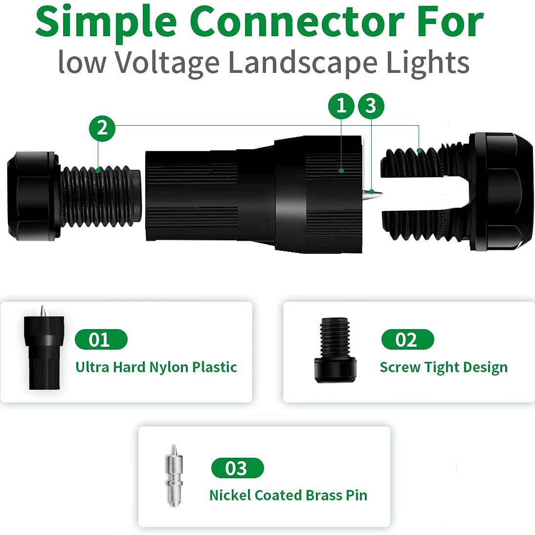New Year Sale - 49% OFF🔥Waterproof Low Voltage Connectors