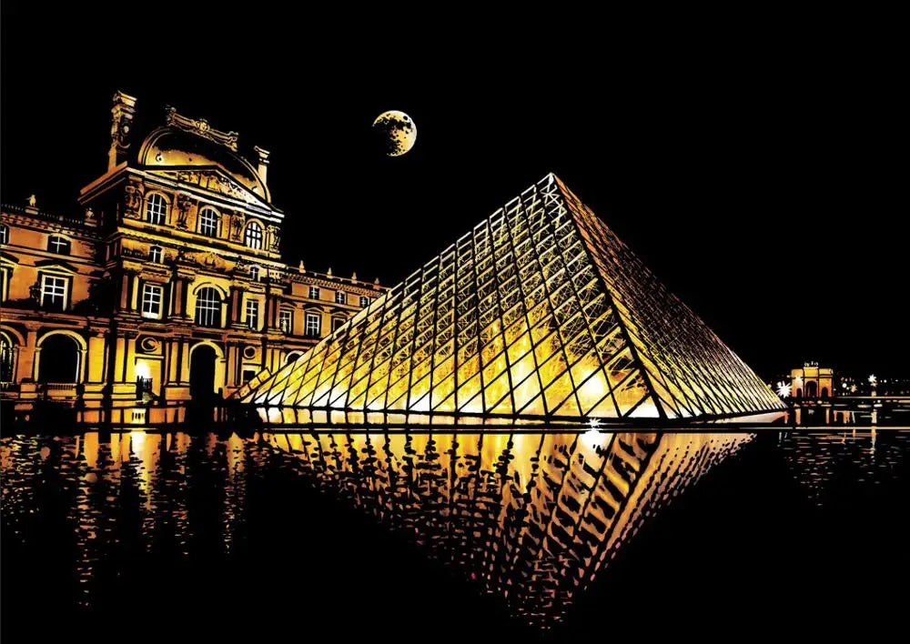 New Year Sale 49% OFF🔥Handcrafted Nightscape Scratch Board