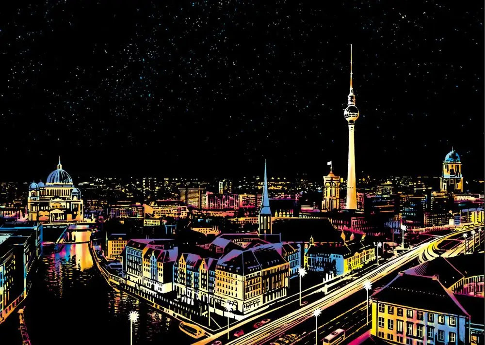 New Year Sale 49% OFF🔥Handcrafted Nightscape Scratch Board