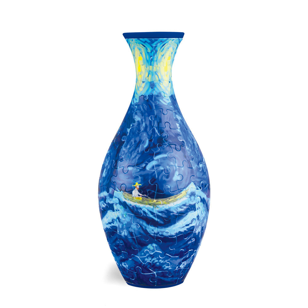Creative 3D Puzzle DIY Art Vase🔥(Built-in Water Bottle Can Be Filled with Water)