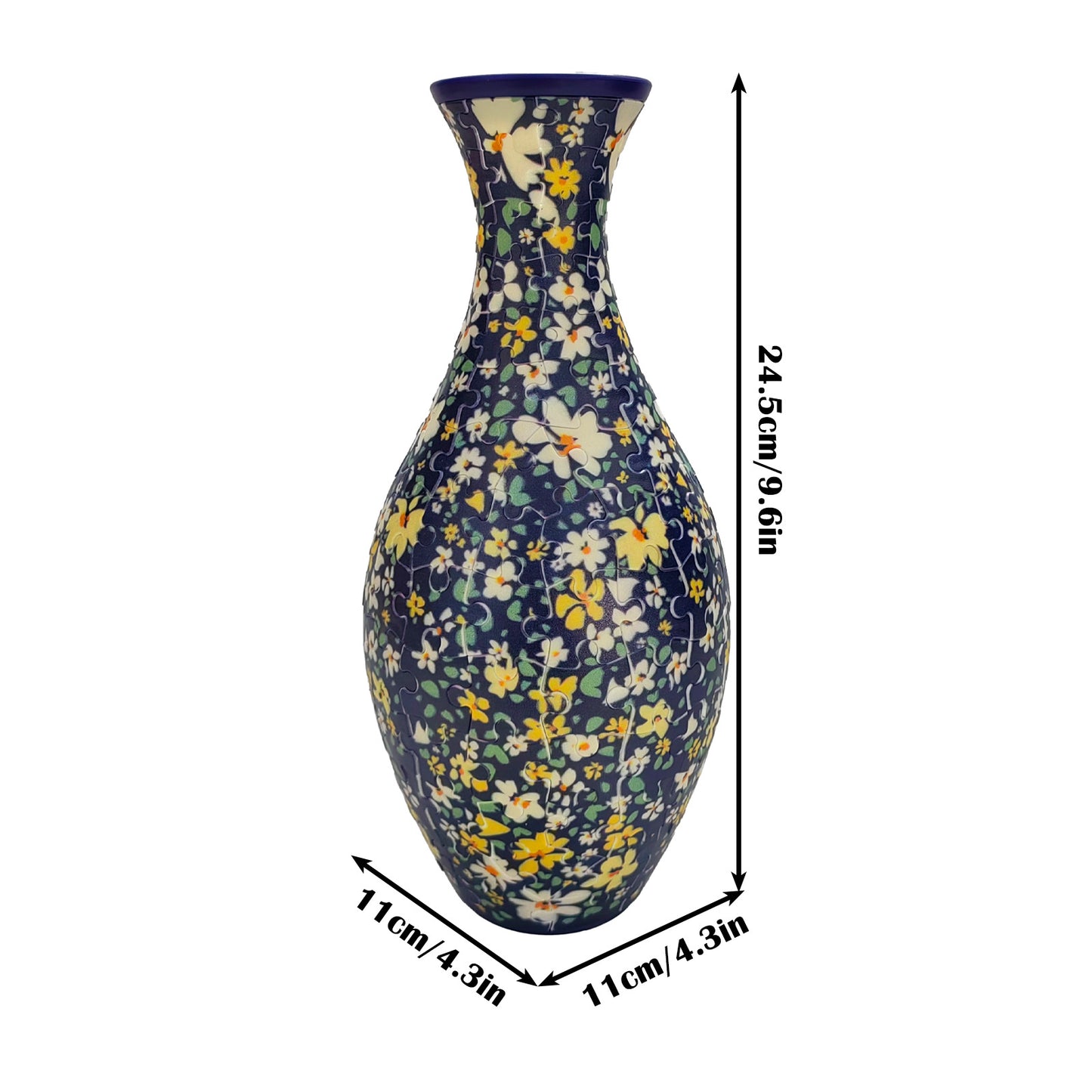 Creative 3D Puzzle DIY Art Vase🔥(Built-in Water Bottle Can Be Filled with Water)
