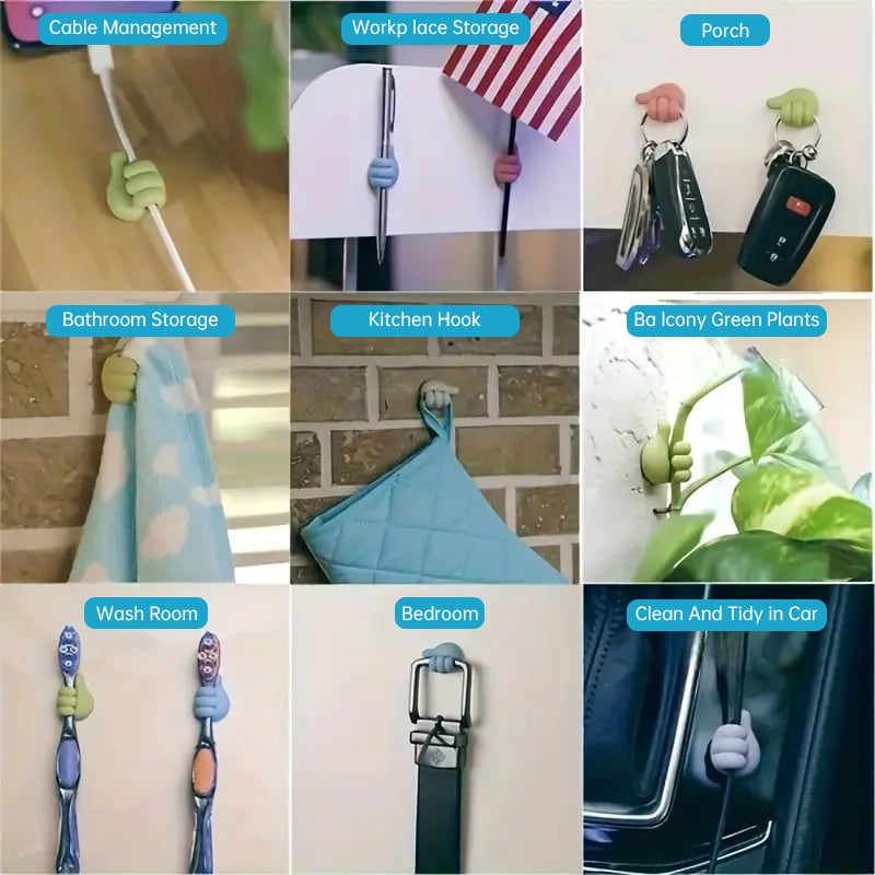 Creative Self-Adhesive Thumb Hooks