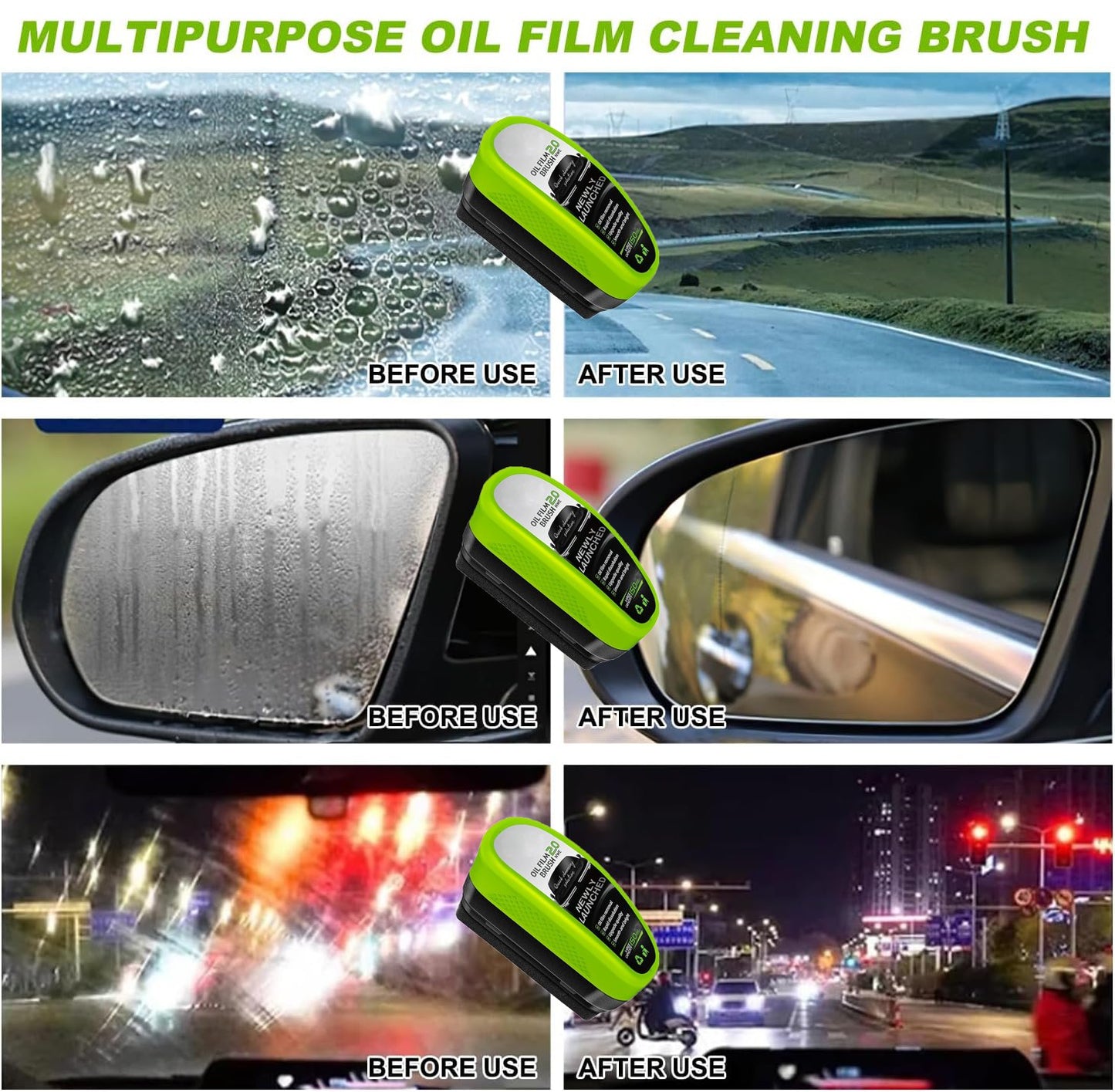 2025 Upgrade Automotive Oil Film Cleaning Brush