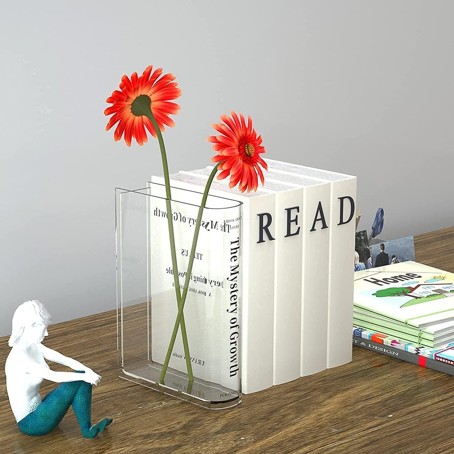 Mother's Day Early Sale 49% OFF💖Bookend Clear Vase for Flowers