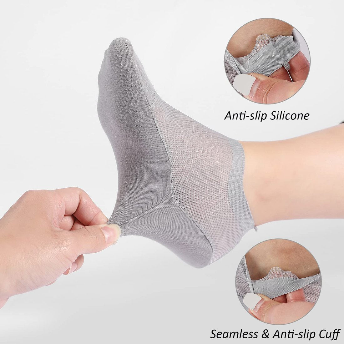 Hot Selling Now🔥Ultra-thin anti-slip invisible boat socks