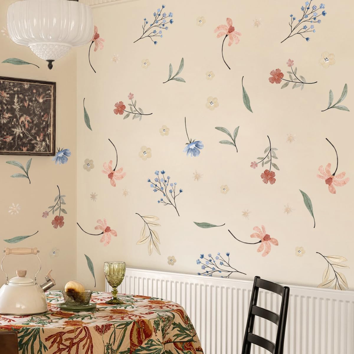 💖Last Day 49% OFF -Removable Colorful Wildflower Wall Decal