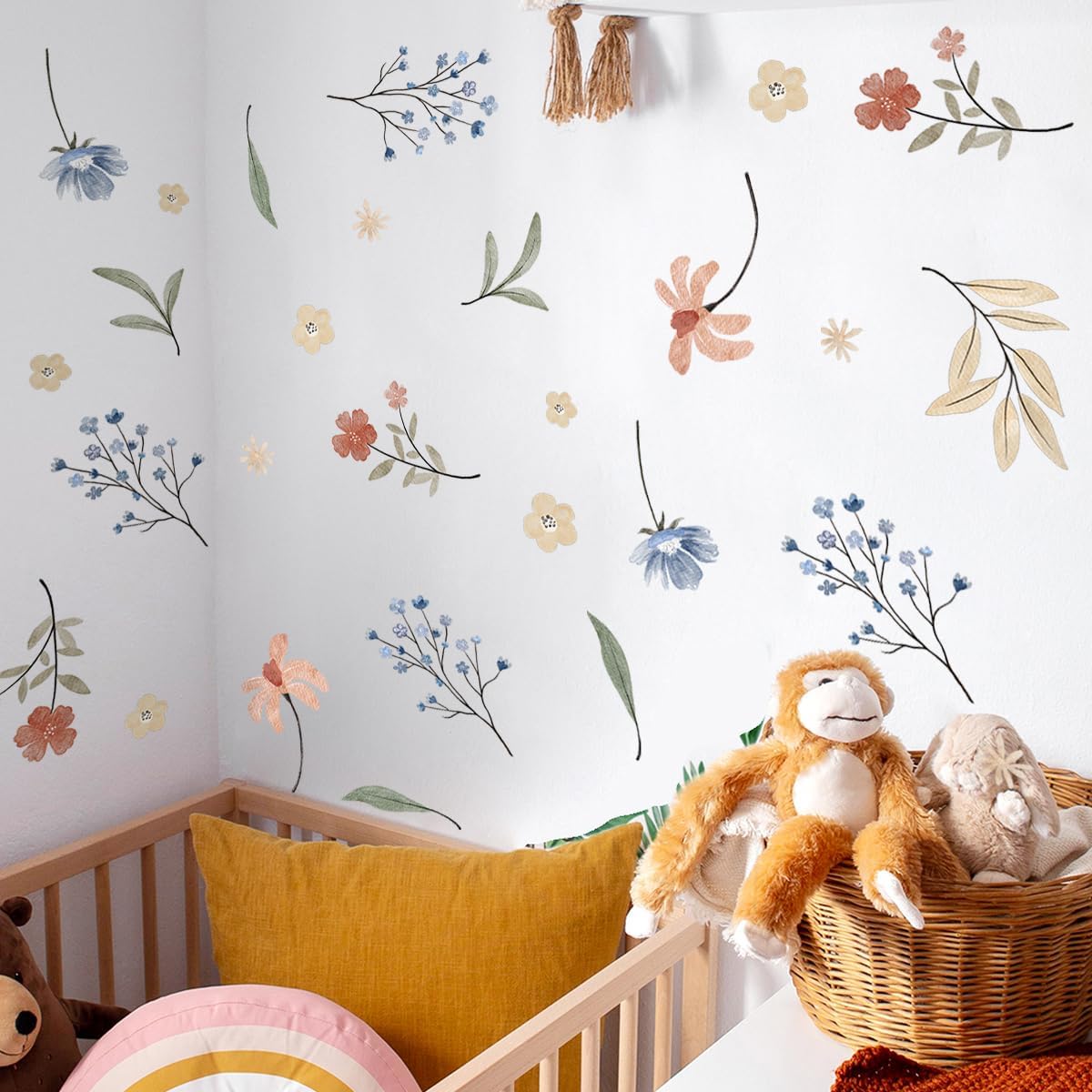 💖Last Day 49% OFF -Removable Colorful Wildflower Wall Decal