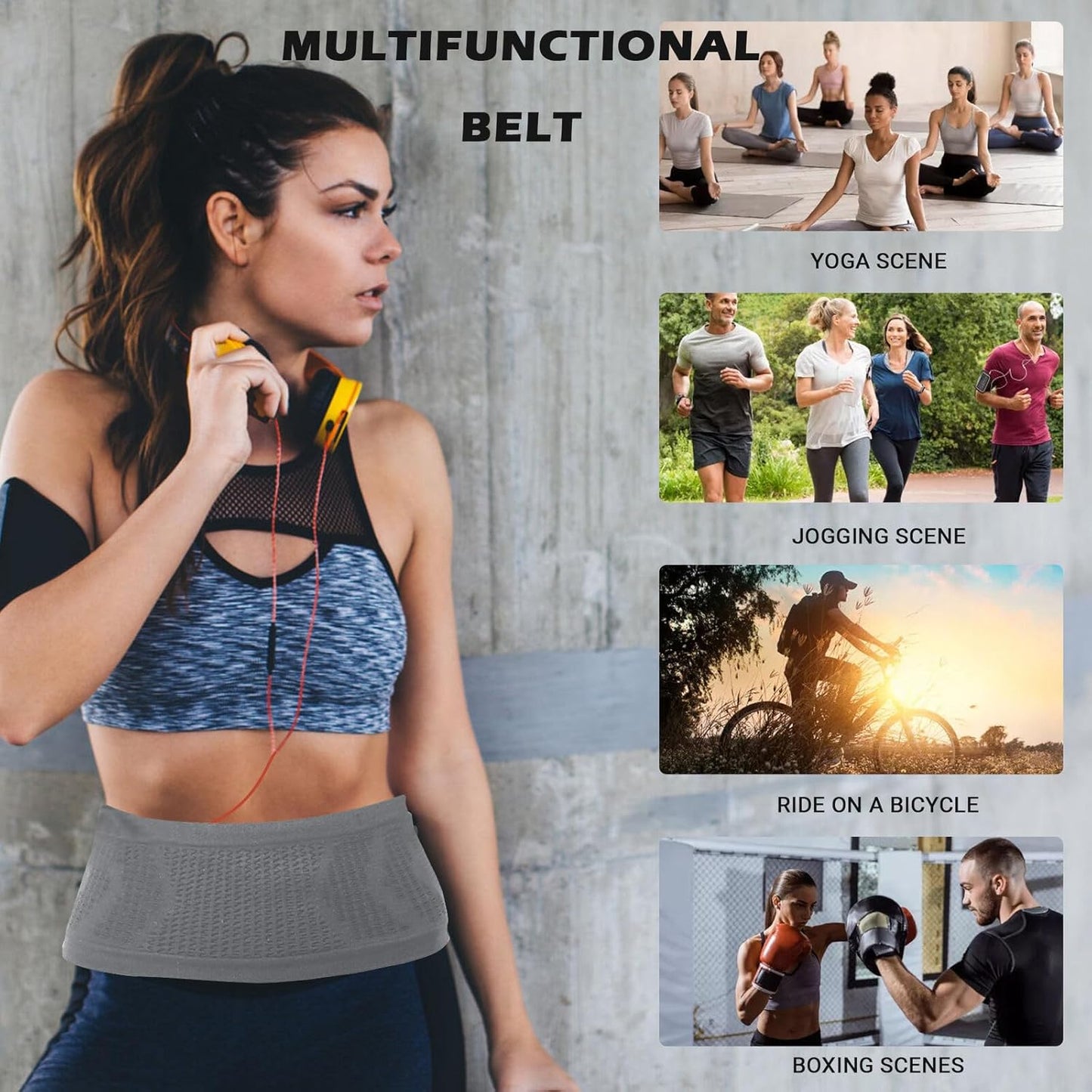 🔥Last Day 49% OFF-Multifunctional Knit Breathable Concealed Waist Bag