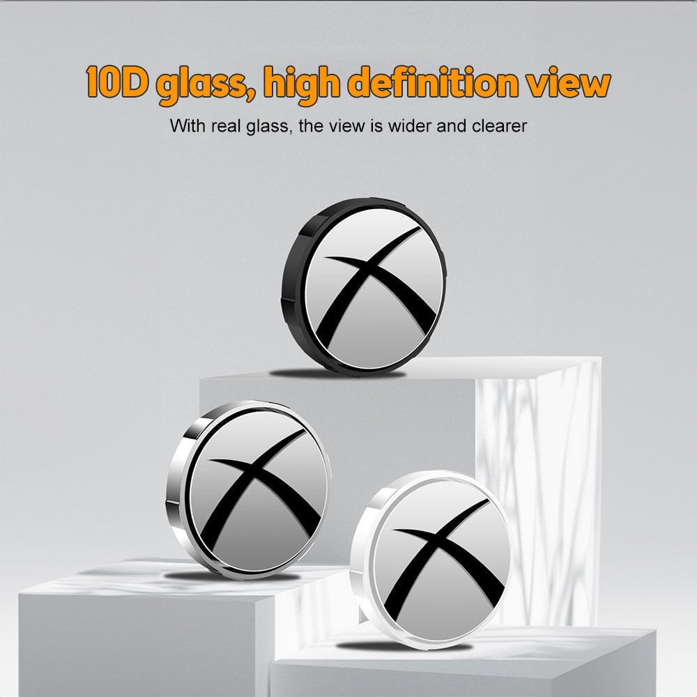 Suction Cup Car Convex Blind Spot Mirror (1 Set/2 Pcs)