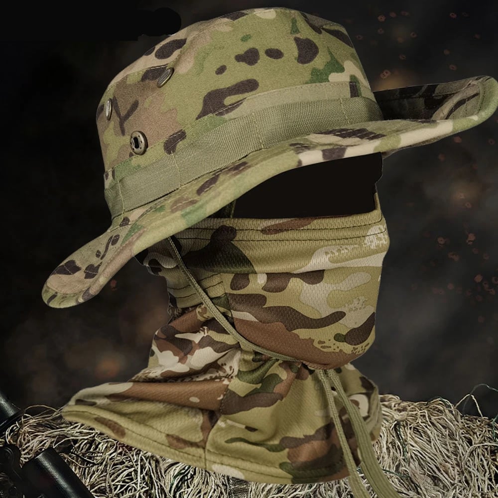 🔥🔥 Hot Selling Now & Cooling Neck Gaiter Face Mask Boonie Hat Set!