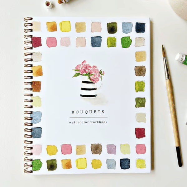 🔥Last day clearance💝🖼️Beginner-Friendly💕 Watercolor Workbook
