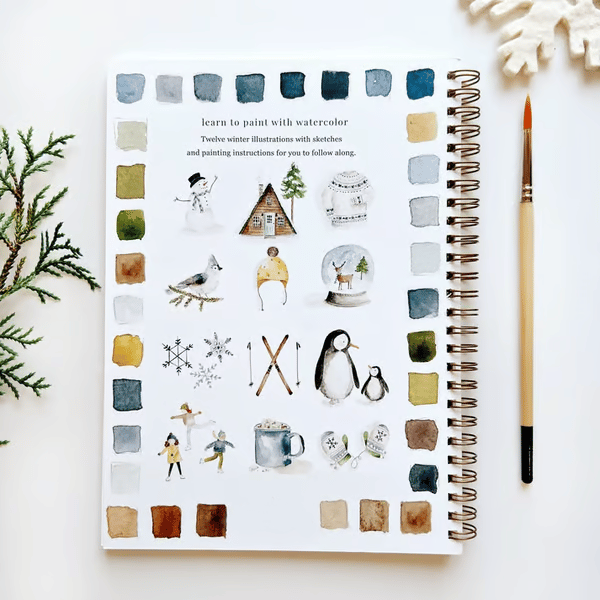🔥Last day clearance💝🖼️Beginner-Friendly💕 Watercolor Workbook
