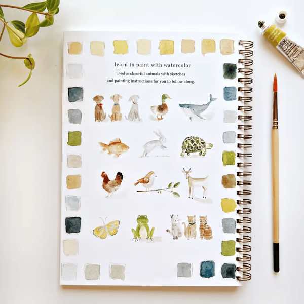 🔥Last day clearance💝🖼️Beginner-Friendly💕 Watercolor Workbook