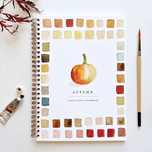 🔥Last day clearance💝🖼️Beginner-Friendly💕 Watercolor Workbook