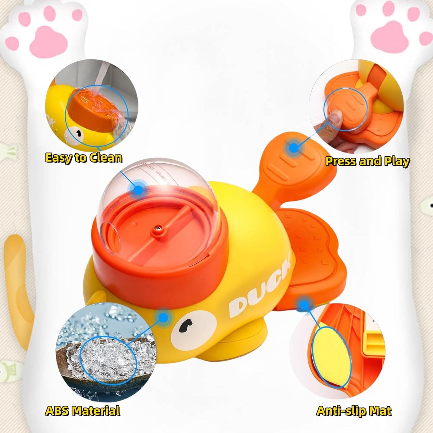 SmartFeeder™-Interactive Yellow Duck Feeding Training Toy