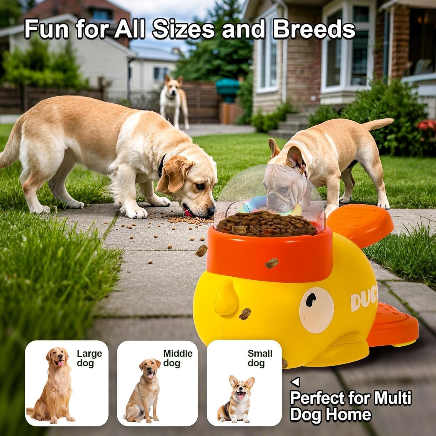 SmartFeeder™-Interactive Yellow Duck Feeding Training Toy