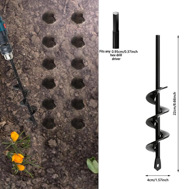 Spiral Garden Drill Bit