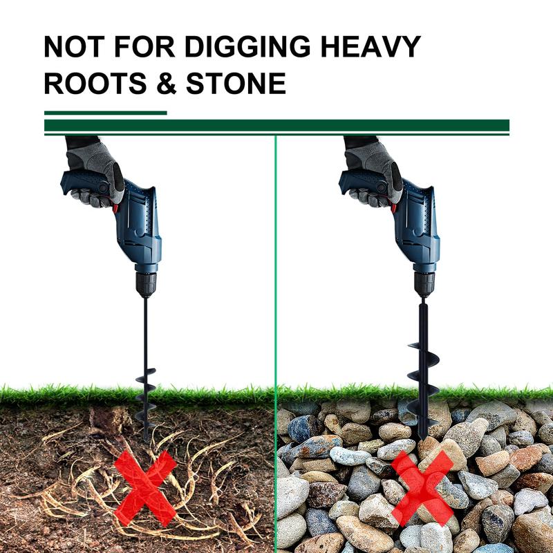 Spiral Garden Drill Bit