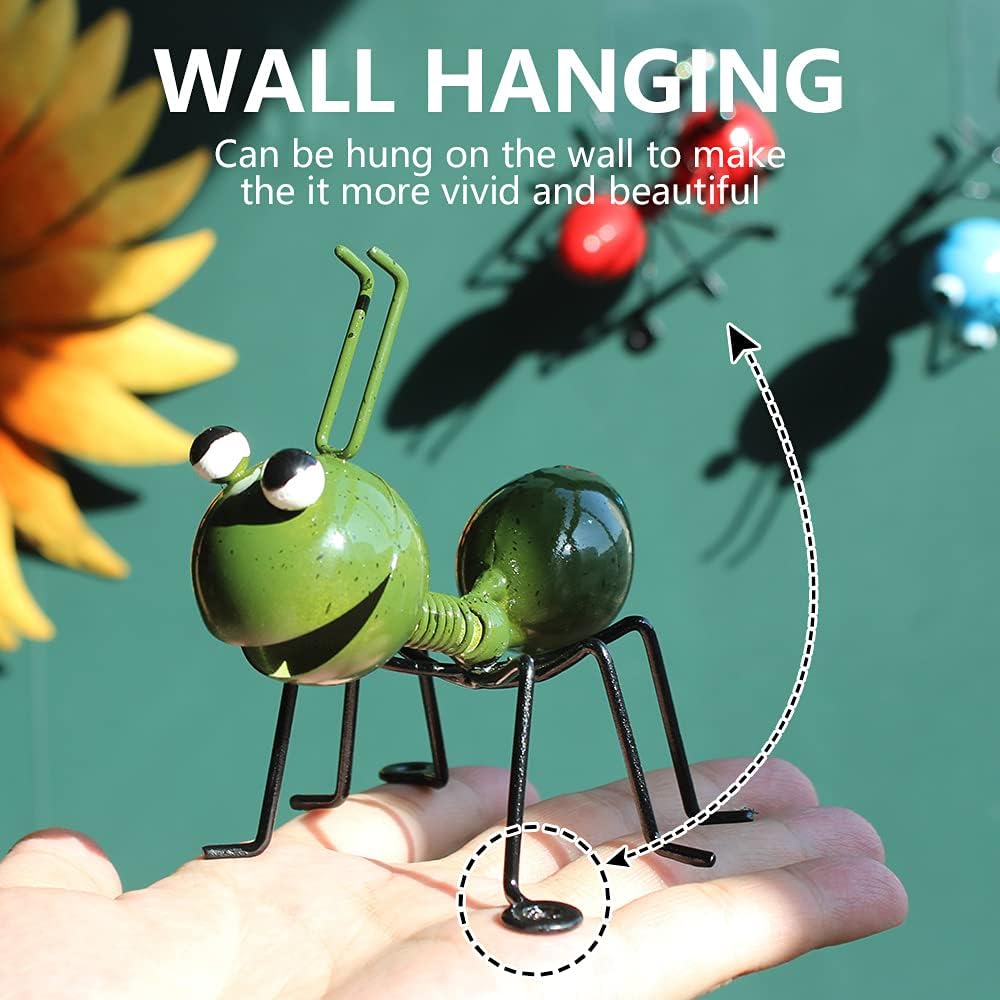 🐜4 Pack Metal Ant Ornaments