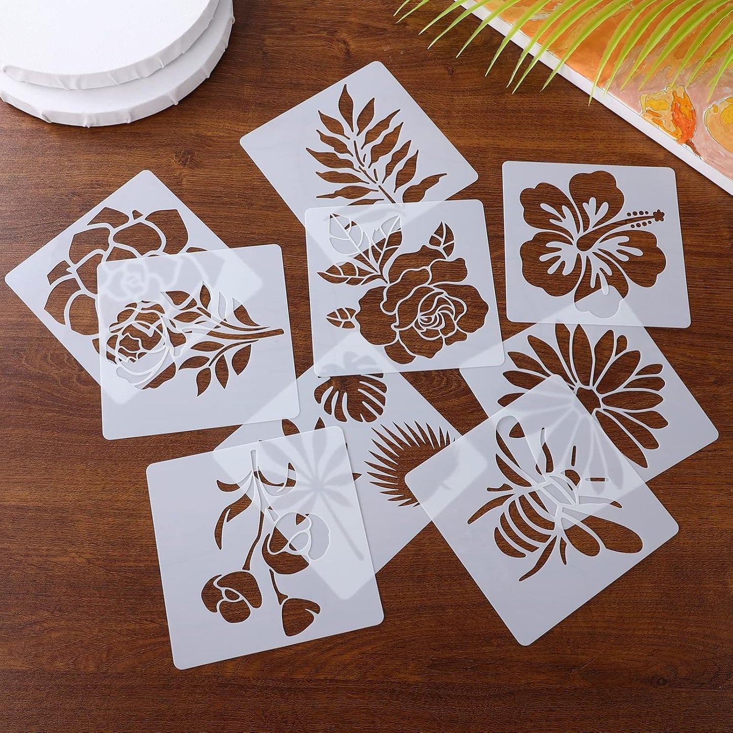 🎁Last Day Special 49% OFF-DIY Flower Stencil Colouring Set