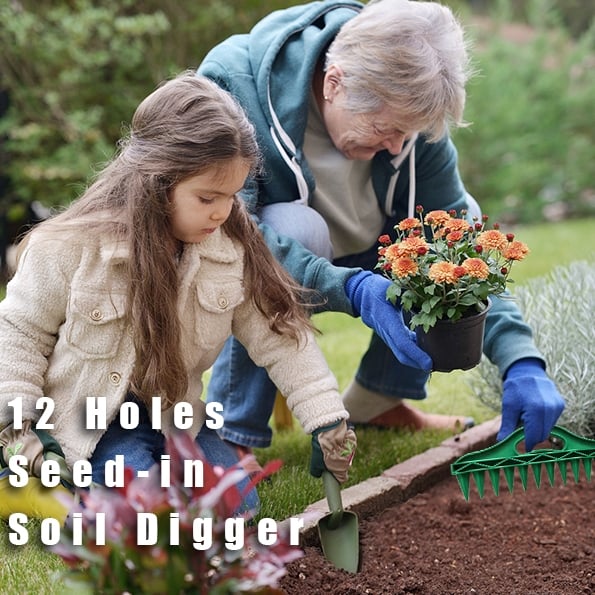12 Holes Ground Planting Tool