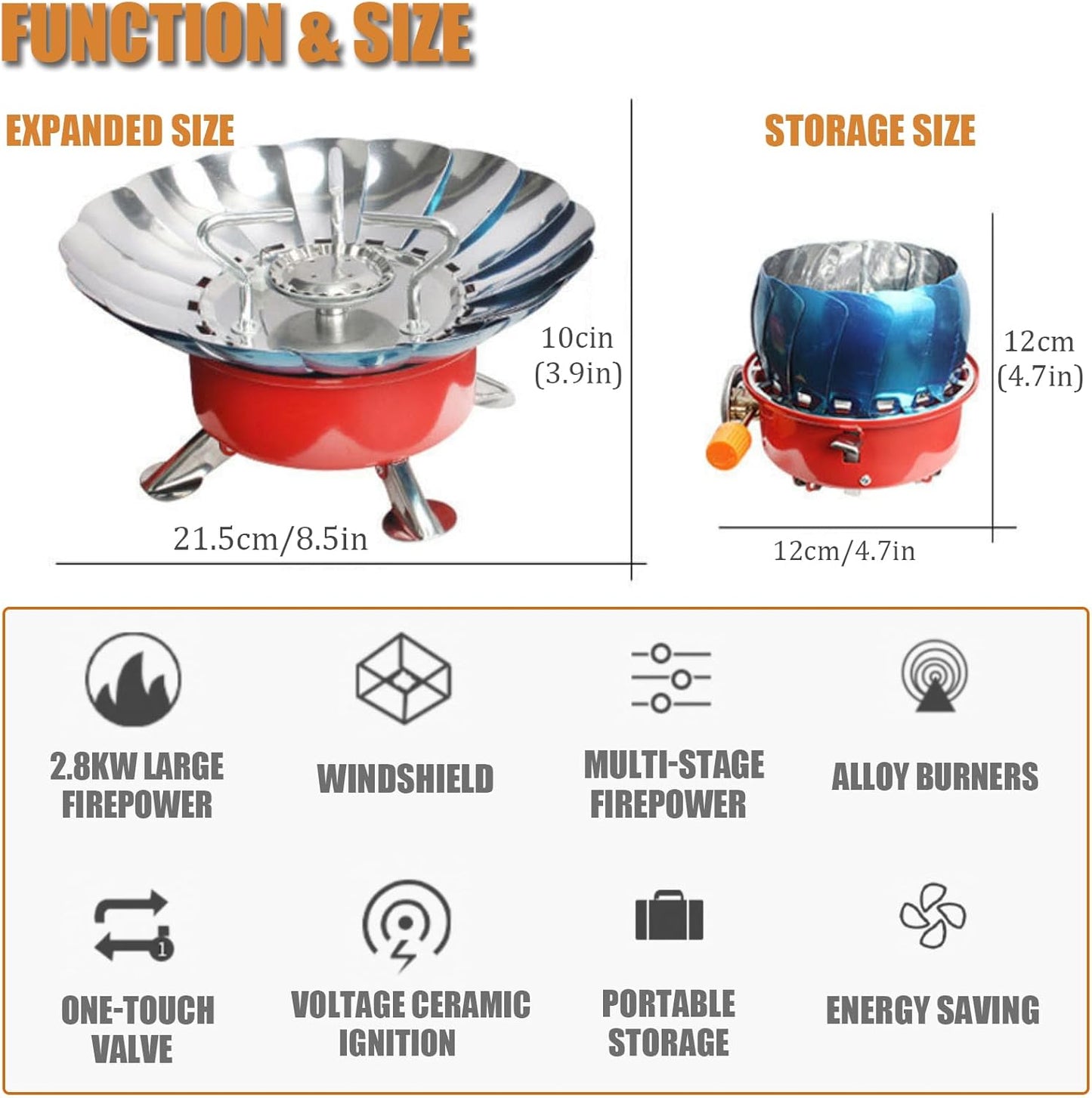 🔥Last Day 49% OFF-Collapsible Windproof Camping Stove