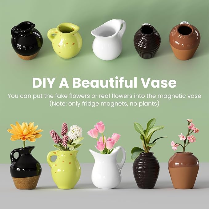 Handmade Mini Ceramic Fridge Stickers