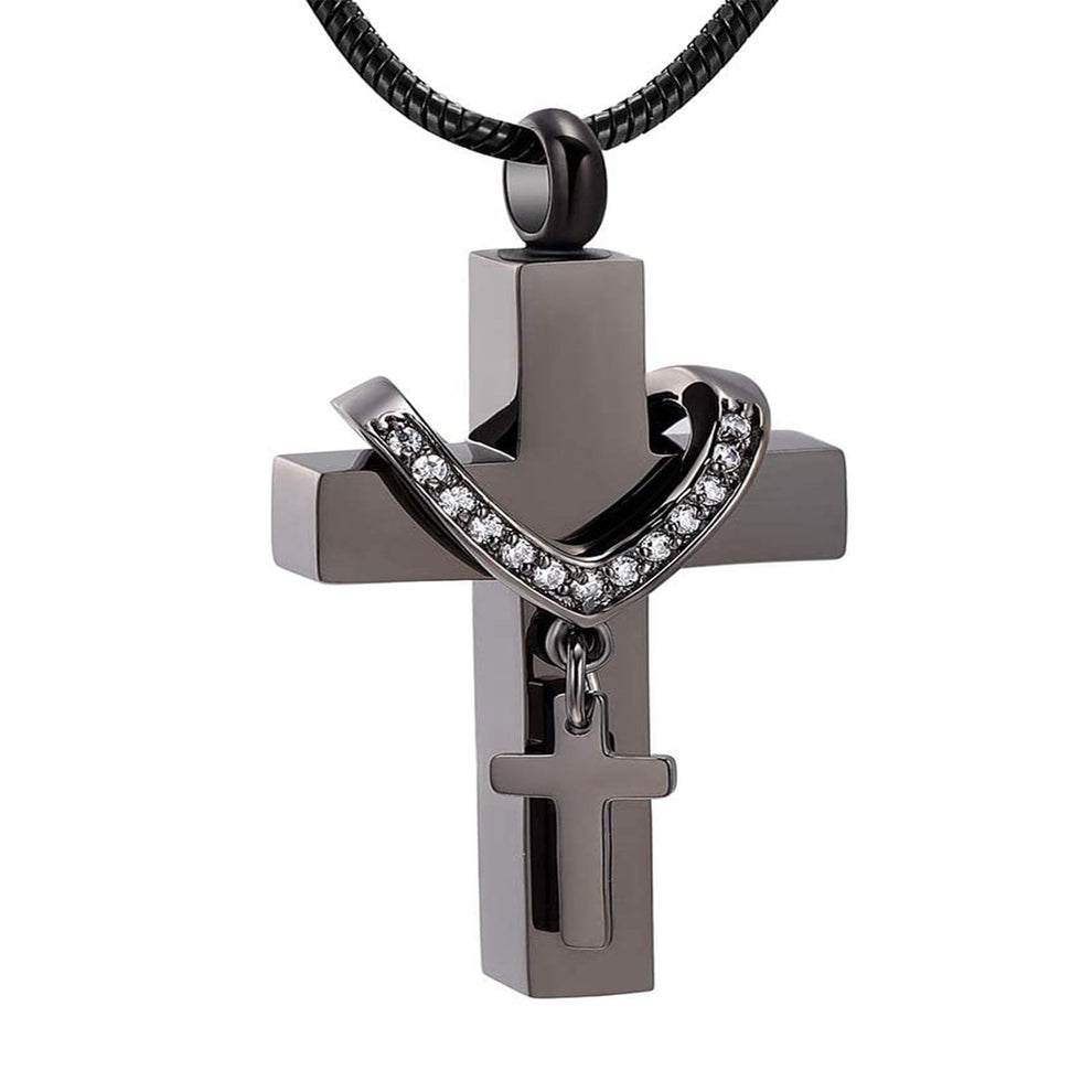 Always With You Cross Heart Necklace