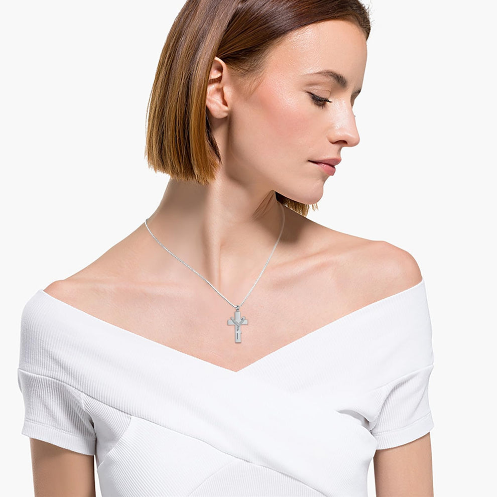 Always With You Cross Heart Necklace