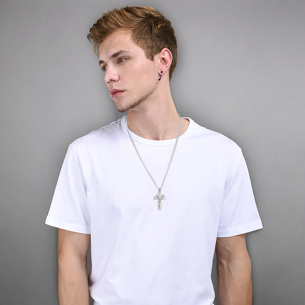 Always With You Cross Heart Necklace