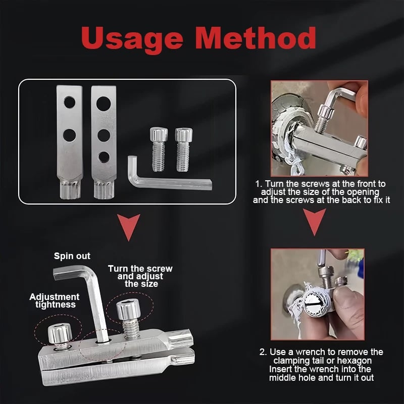 Faucet Valves Screws Extractor🔧