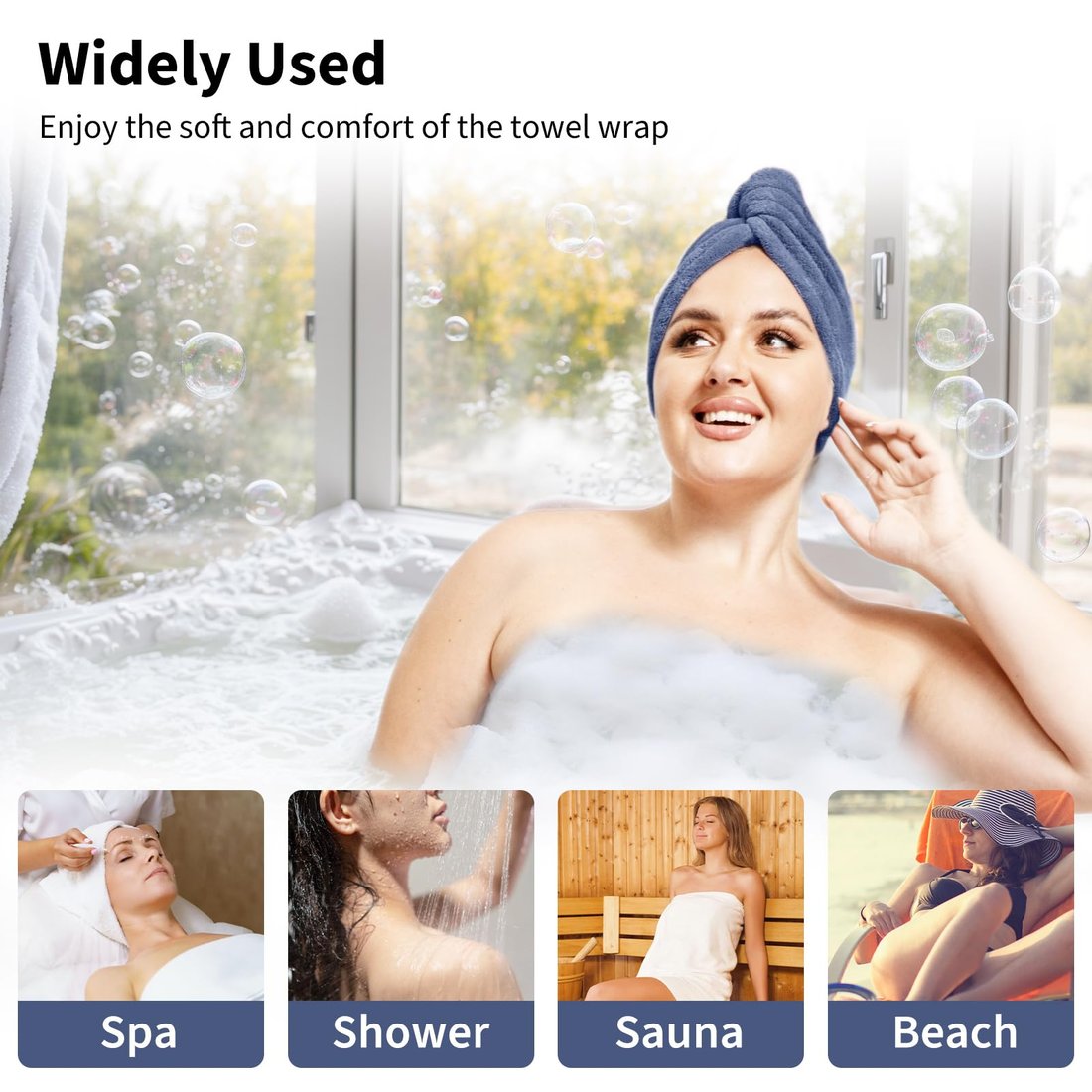 Plus Size Einstellbare Übergröße Wrap Bademantel Set
