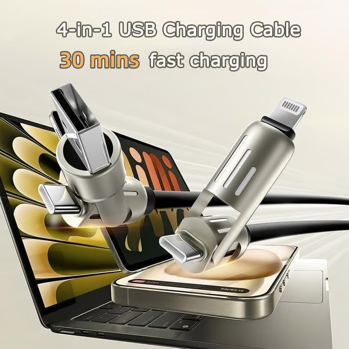 Last Day 49% OFF š„ćBUY 1 GET 1 FREEć4-in-1 USB Charging Cable Fast Charging