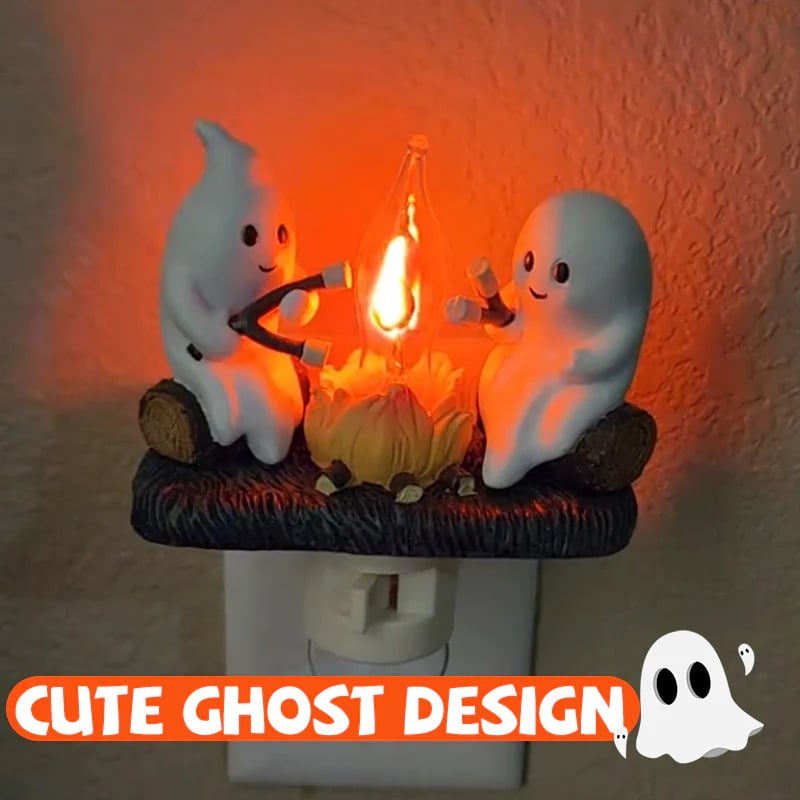 Early Halloween Specials 49% OFF🔥Ghosts Roasting Campfire Flickering Night Light