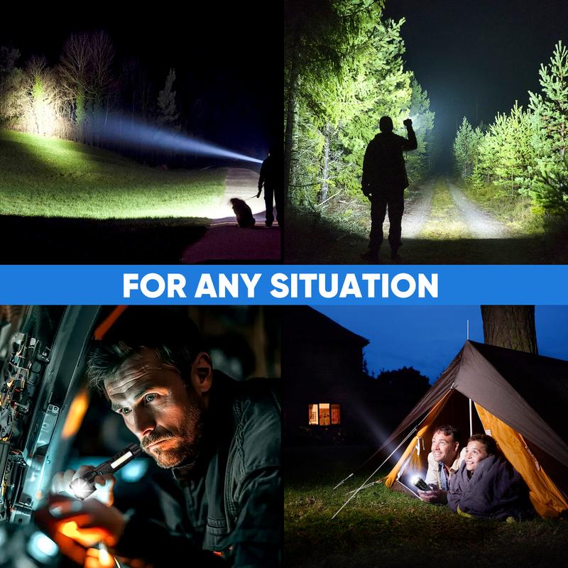Last Day 49% OFF 🔥LED Rechargeable Tactical Laser Flashlight High Lumens🔦