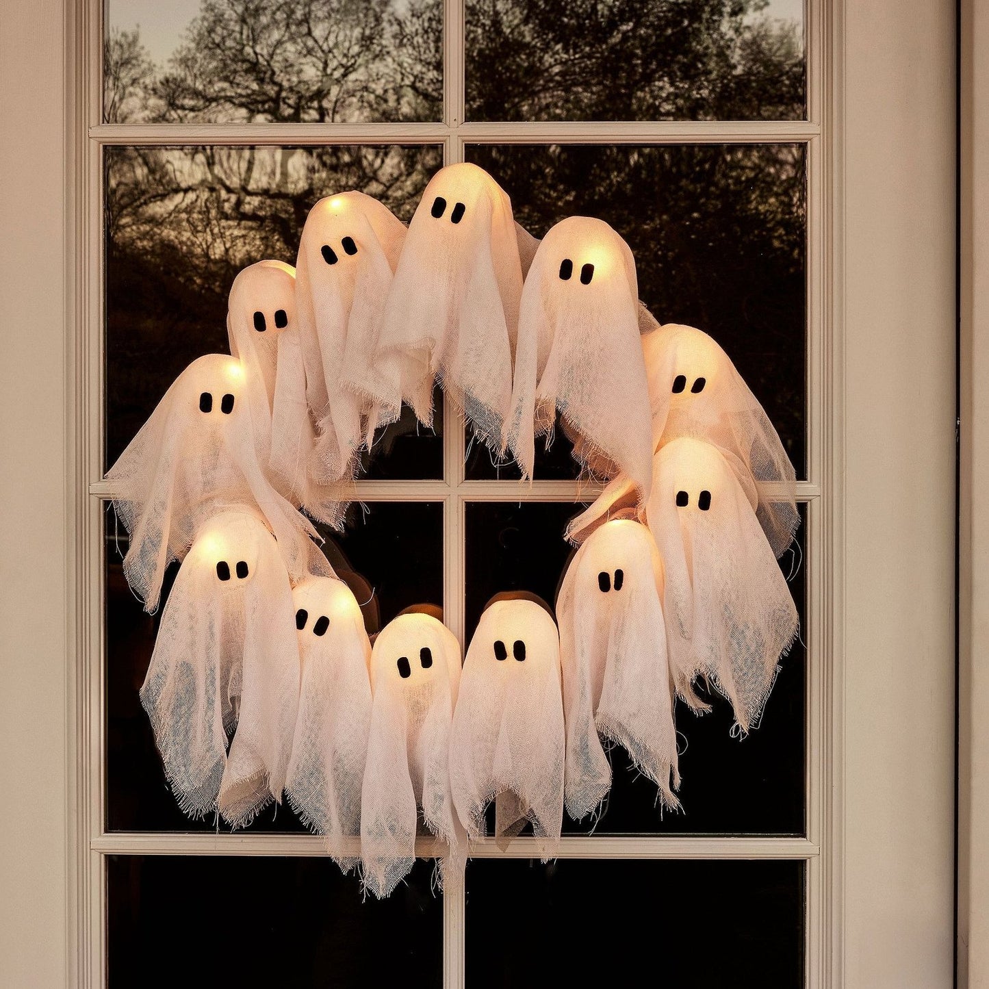 2025 New Arrival🔥Lit Ghosts Wreath