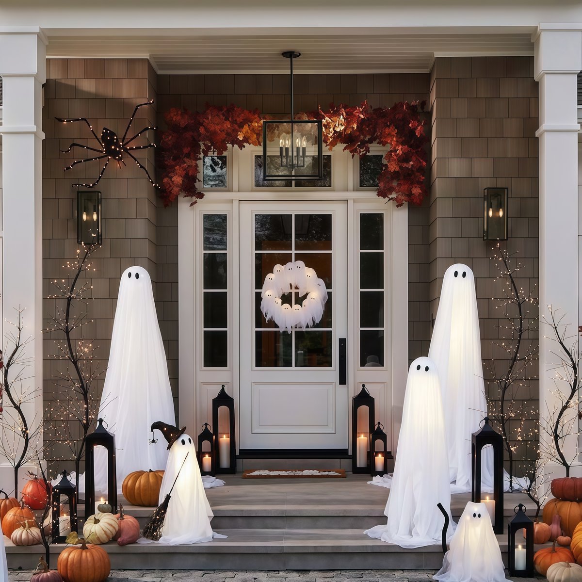 2025 New Arrival🔥Lit Ghosts Wreath