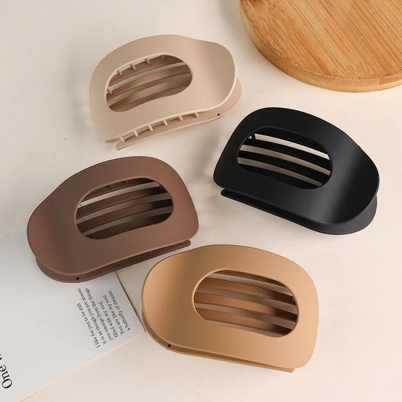 Last Day 49% OFF 🔥4 Pack Solid Hair Flat Clip Set
