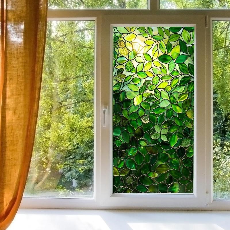 2025 Hot Sale 49%OFFš„Leaf Pattern Static Cling Window StickeršBUY MORE SAVE MORE