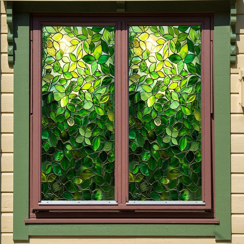 2025 Hot Sale 49%OFFš„Leaf Pattern Static Cling Window StickeršBUY MORE SAVE MORE