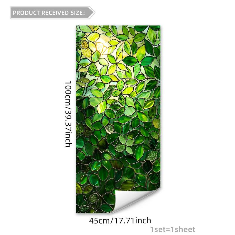 2025 Hot Sale 49%OFFš„Leaf Pattern Static Cling Window StickeršBUY MORE SAVE MORE