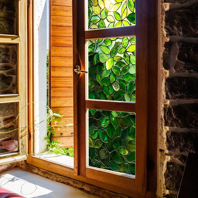 2025 Hot Sale 49%OFFš„Leaf Pattern Static Cling Window StickeršBUY MORE SAVE MORE