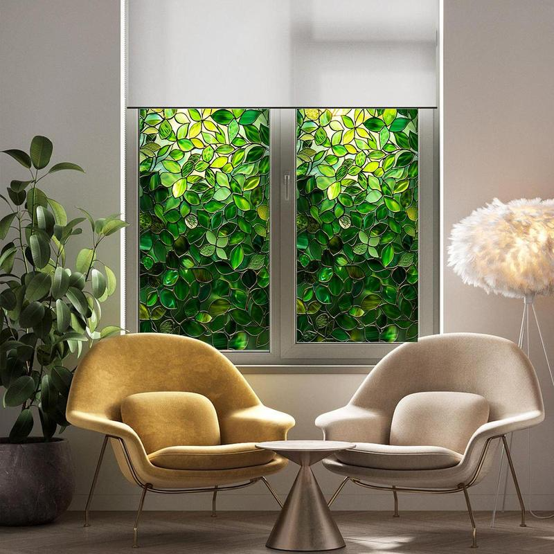 2025 Hot Sale 49%OFFš„Leaf Pattern Static Cling Window StickeršBUY MORE SAVE MORE