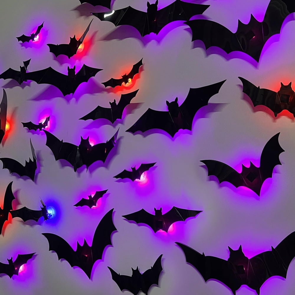 Halloween Pre Sale 45% OFF - 3D Bat Design LED Decoration