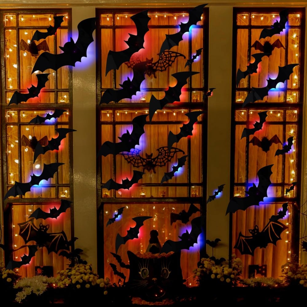 Halloween Pre Sale 45% OFF - 3D Bat Design LED Decoration